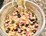 Foto del paso 6 de la receta: Pastel salado con queso y aceitunas