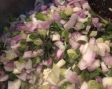 A picture of step 7 of Magiritsa with Chicken and Fresh Mushrooms.