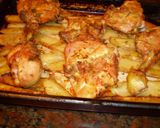 Foto del paso 3 de la receta: Presitas de pollo y papas doradas