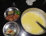 A picture of step 1 of Dal dhokli.