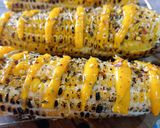 A picture of step 4 of Mexican Elote Corn on the Cob.