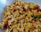 A picture of step 4 of Fish Egg Bhurji.