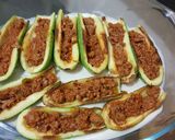صورة لخطوة 5 من وصفة قوارب الكوسا بالبشاميل 🥒🥒👌👍