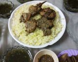 صورة لخطوة 3 من وصفة دجاج بالليمون والبرتقال والزعتر الاخضر وملوخية 😍🤩