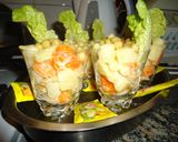 Foto del paso 3 de la receta: Ensalada Rusa Navidad y Año Nuevo, presentación individual