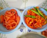 صورة لخطوة 2 من وصفة طاوة الحوت 🥘 ….                 (سمك الكوربينا /تاسرغالت بالخضار 🥕🥔🍅)
