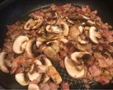 Foto del paso 4 de la receta: Pasta con hongos, bacon y trufas