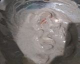 A picture of step 1 of Tomato potato kuttu fritters with fried potato.
