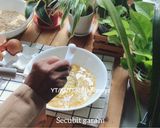 Gambar langkah 3 resipi Banana oatmeal cake.
