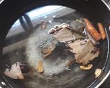 A picture of step 3 of Shahi Chana Masala biryani.