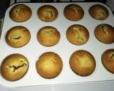 Rumos csokipudinggal töltött muffin recept fázis 6 fotója