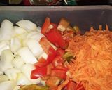 Foto del paso 2 de la receta: Salsa de 3 carnes con puré de papas y garbanzos