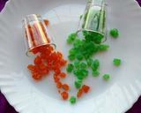 A picture of step 6 of Tutti Fruitti (candied fruit cubes).