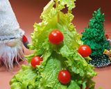 A picture of step 6 of 🎄 Edible Christmas Tree with Lettuce — No-Cook Holiday Appetizer.
