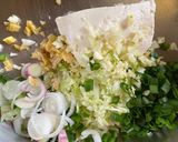 A picture of step 1 of Tofu & Leek Dumplings.