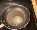 A picture of step 2 of French Omelette with Chives.