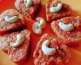 A picture of step 5 of Carrot hearts.