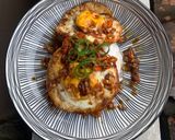 Foto langkah ke 6 dari resep Nasi Telor Ceplok ala Ayong 999 Pontianak.