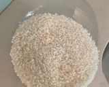 A picture of step 1 of Steamed Japonica rice.