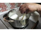 A picture of step 5 of Arroz con Leche.