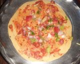 A picture of step 1 of Cheese Brust Masala Papad.