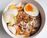Foto langkah ke 5 dari resep Bubur Ayam Dari Nasi Sisa.