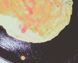 A picture of step 3 of Semolina with tomato sauce burritos.
