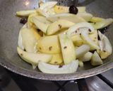A picture of step 3 of Aam(keri) ka murabba.