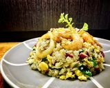 Hình bước làm 7 của món Cơm chiên cà-ri