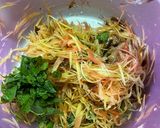 Hình bước làm 3 của món Gỏi đu đủ khô bò