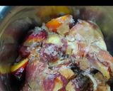 صورة لخطوة 2 من وصفة سوربيه الخوخ والنكتارين🍨 Peach and nectarine sorbet