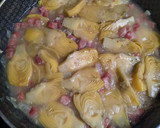 Foto del paso 3 de la receta: Alcachofas con cebolla y Jamón