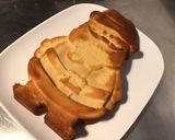 Une image de l'étape 8 de Gâteau « père Noël » à la farine d épeautre et jus de pêches de vigne.