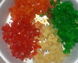 A picture of step 4 of Tutti fruity.