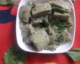 पालक ढोकला (Spinach dhokla recipe in hindi) रेसिपी चरण 3 फोटो