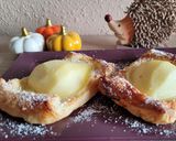 Mascarponés-túróval töltött körte leveles tészta ágyon recept fázis 5 fotója