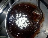 A picture of step 4 of Chocolate cake loaf with chocolate gnache frosting.