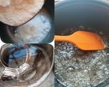 A picture of step 4 of Besan Rava Burfi. (Diwali Special).