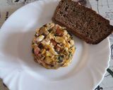 Gombás, hagymás, tojás reggeli recept fázis 9 fotója
