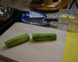 A picture of step 1 of Simmered Cucumber ala Julia Child.