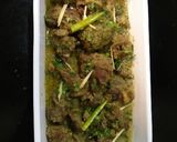 A picture of step 4 of 💚Green Beef Karahi 💚Dhaba Style.
