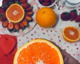 Foto del paso 2 de la receta ¡Bizcochitos ❤️ de Naranja rellenos de mermelada de fresa!