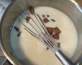 Une image de l'étape 2 de Crème dessert au Kinder.