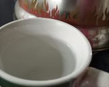 A picture of step 1 of Chai karak.