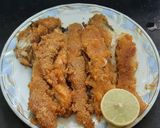 A picture of step 4 of Crispy bombil fish fry.