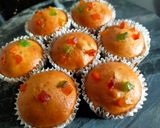 A picture of step 5 of Orange Tutti Frutti Muffins.