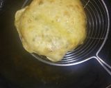 A picture of step 18 of Chole puri.