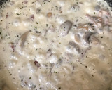 Foto del paso 4 de la receta: Tallarines a la carbonara con champiñones