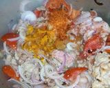 A picture of step 2 of Qeema Aloo!.