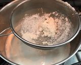 A picture of step 3 of Sonoran Rice Water or Horchata.
